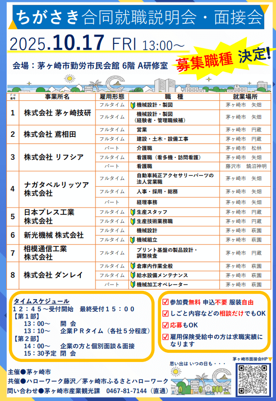 神奈川県_1017_ちがさき合同説明会